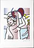 Nudes With Beach Ball, A ROY LICHTENSTEIN Limited Edition Lithograph Print