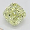2.01 ct, Natural Fancy Light Yellow Even Color, VS2, Cushion cut Diamond (GIA Graded), Appraised Value: $28,100 