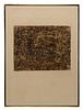 SIGNED JEAN DUBUFFET ABSTRACT LITHOGRAPH, 1958
