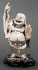 Silverplate Laughing Buddha Figurine