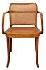 Josef Hoffman Cane and Bentwood Chair