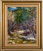 Doug Higgins Forest Landscape Oil on Canvas