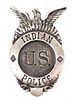 Scarce Antique Sterling Indian Police U.S. Badge
