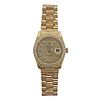 Rolex President 18k Gold Diamond Watch 18078