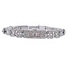 Art Deco Juvenia Platinum Diamond Watch