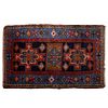 TAPETE. SXX. Estilo BOKHARA, lana y algodón, anudado a mano, diseños geométricos, en tono azul, rojo y marrón. 206 x 131 cm aprox.