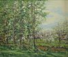 OLIVER, Magi. Oil on Canvas. Spring Landscape.