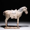 Chinese Tang Dynasty Antique Pottery Horse