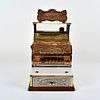 Fancy Antique Brass Cash Register by National