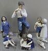 Lot of Assorted Porcelain Figures by B & G & Royal