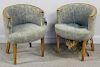 Epstein Art Deco Cloud Back Side Chairs.