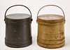 Two Painted Firkins