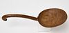 Tiger Maple Butter Scoop with Incised Decoration