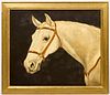 William Skilling-Portrait of a White Horse