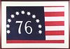 Framed Reproduction 1776 Flag Fragment