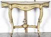 Antique French Paint Decorated Console Table
