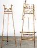 2 Antique Bamboo Easels.