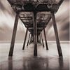 MOISÉS LEVY, Landscapes Hermosa Pier, de la serie Structures, Firmada Impresión digital sobre papel 7/36, 90 x 90 cm, Con certificado