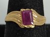 10kt Yellow Gold & Ruby Ring