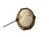 Gold-Filled Shell Cameo Pin/Pendant