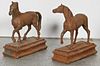 Pair of Decorative Cast Iron Horses