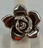 Puffed Sterling Silver Flower Ring