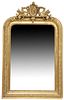FRENCH LOUIS PHILIPPE PERIOD GILTWOOD WALL MIRROR