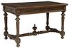 FRENCH LEATHER-TOP BUREAU PLAT WRITING TABLE