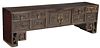 CHINESE TABLETOP CARVED FLORAL CHEST/ CABINET