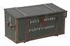 FRENCH MILITARY IRON-MOUNTED TRUNK/ STORAGE CHEST
