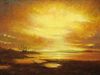 CHRIS DE DIER (B.1958) SUNSET CANYON LAKE, 30"x40"