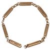 ESTATE 14KT YELLOW GOLD LINK CHAIN FRAGMENT, 43 GM