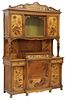 FRENCH ECOLE DE NANCY MARQUETRY BOOKCASE, SOTHEBY
