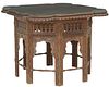 SOUTHEAST ASIAN WELL-CARVED HARDWOOD TABLE