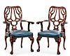 Pair of Georgian Open Armchairs After Grendey