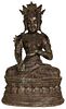 Indian Himalayan Buddhist Bronze Sculpture