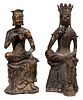 Japanese Copper Alloy Bodhisattva Sculptures