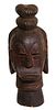 African Fang Carved Wood Reliquary