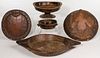African Carved Wood Bowl Assortment