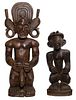 African Chokwe Tribe Carved Wood Figures