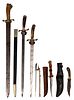 European Hirschfanger Sword and Custom Dagger Assortment