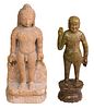 Indian Carved Stone Jain Figurines
