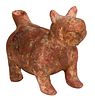 Pre-Columbian Colima Pottery Masked Dog Vessel