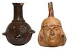 Pre-Columbian Peruvian Ceramic Effigy Pots