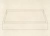 Judd, Donald o.T. 1974. Lithographie auf chamoisfarbenem BFK Rives (mit dem Wasserzeichen). 32 x 68 cm (55,9 x 75,9 cm). Signiert, datiert sowie bezei