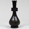 Chinese Patinated Bronze Vase
