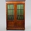Biedermeier Glazed Mahogany Bookcase