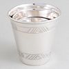 Set of Three Hermes Silver Plate Nesting Cups