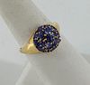 10kt Yellow Gold & Cz Stone Ring