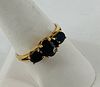 10kt Yellow Gold Sapphire Ring